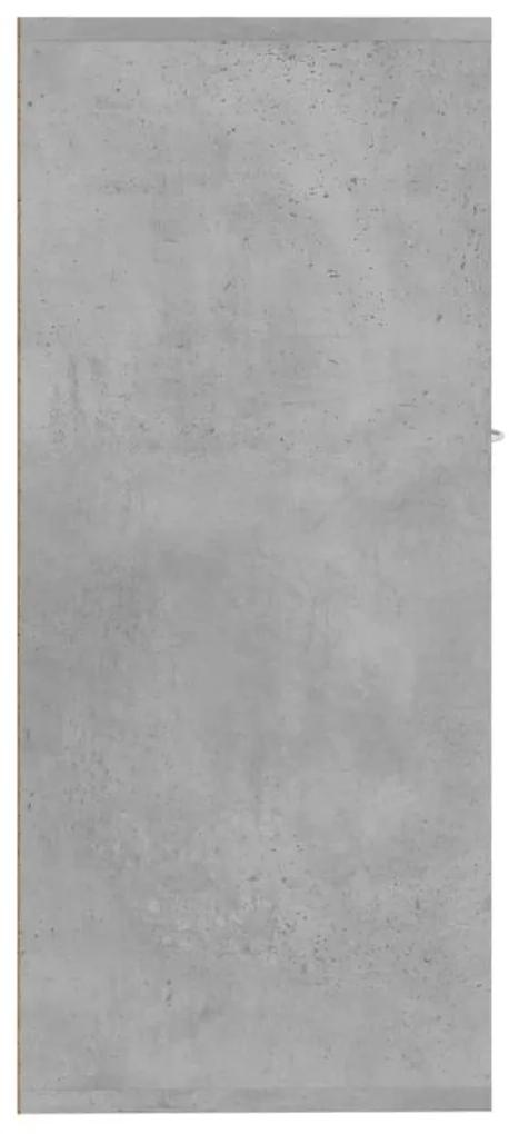 Servanta, gri beton, 88 x 30 x 70 cm, PAL 1, Gri beton