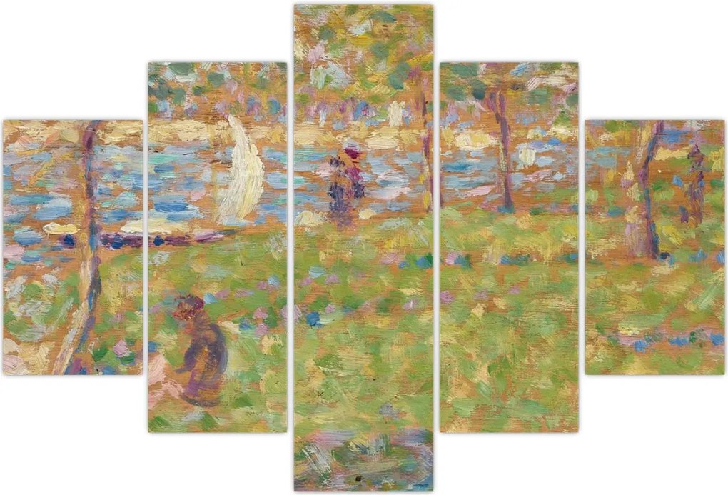 Tablou - Georges Seurat, Study for "La Grande Jatte", reproducere (150x105 cm)