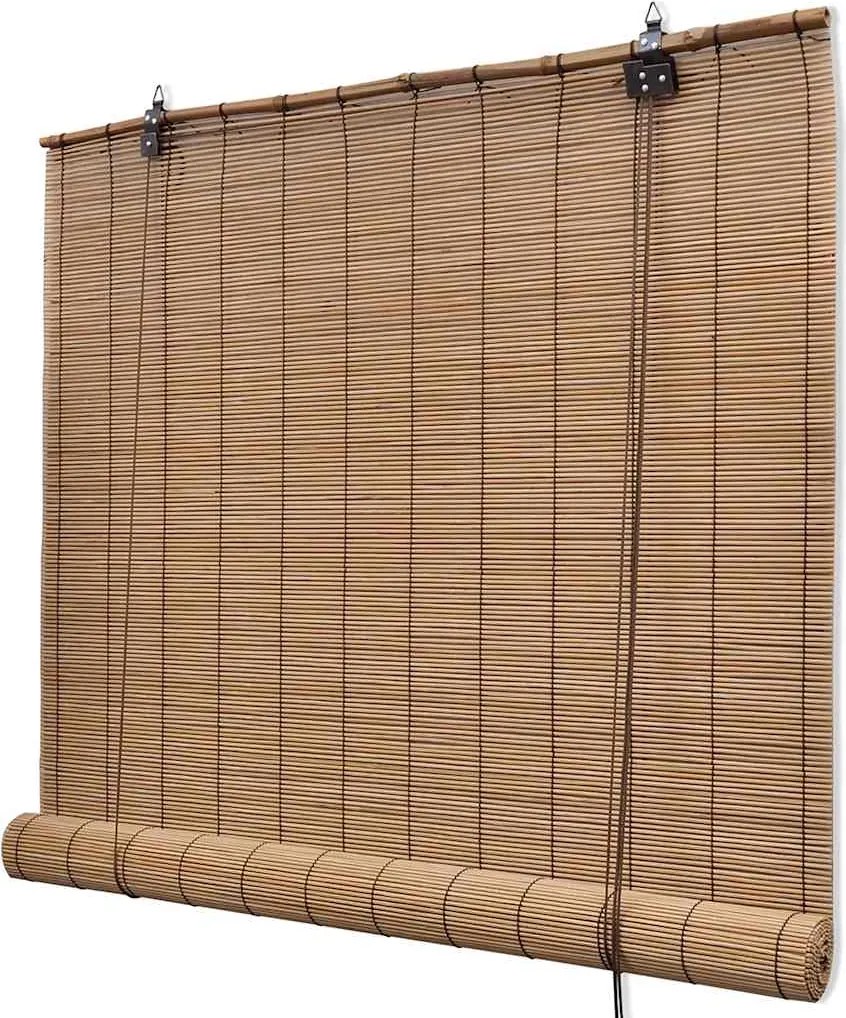 vidaXL Jaluzele rulabile, 150 x 220 cm, bambus natural