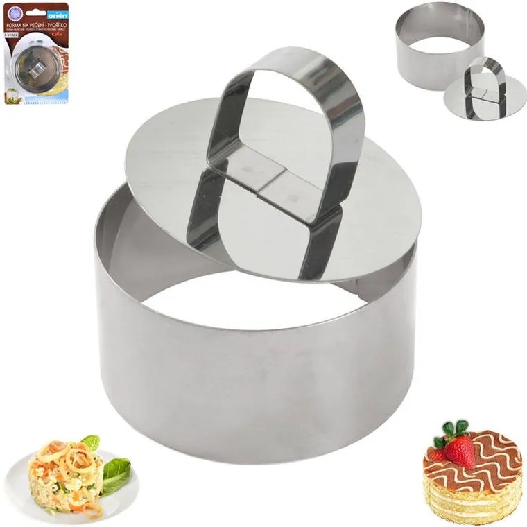 Orion Formă de copt din inox CERCULEŢ