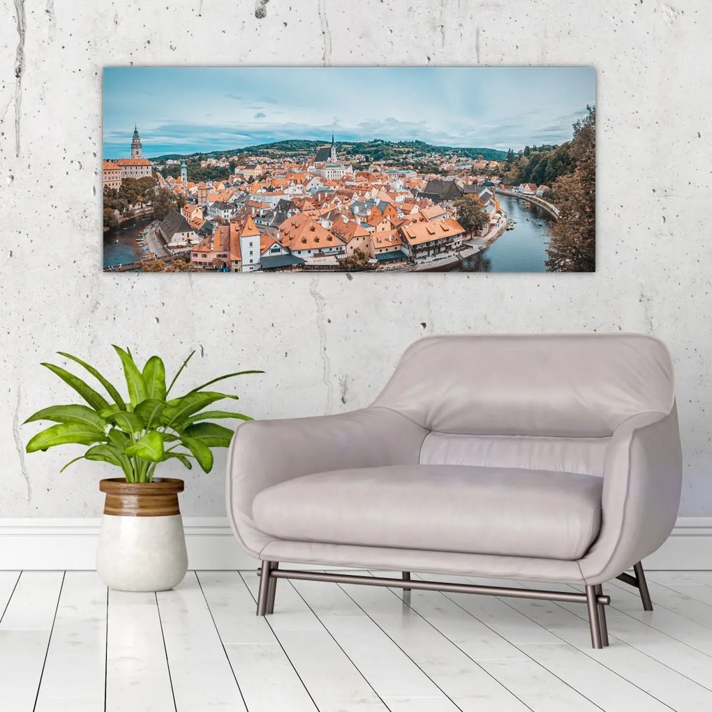 Tablou - Krumlov din Cehia (120x50 cm)