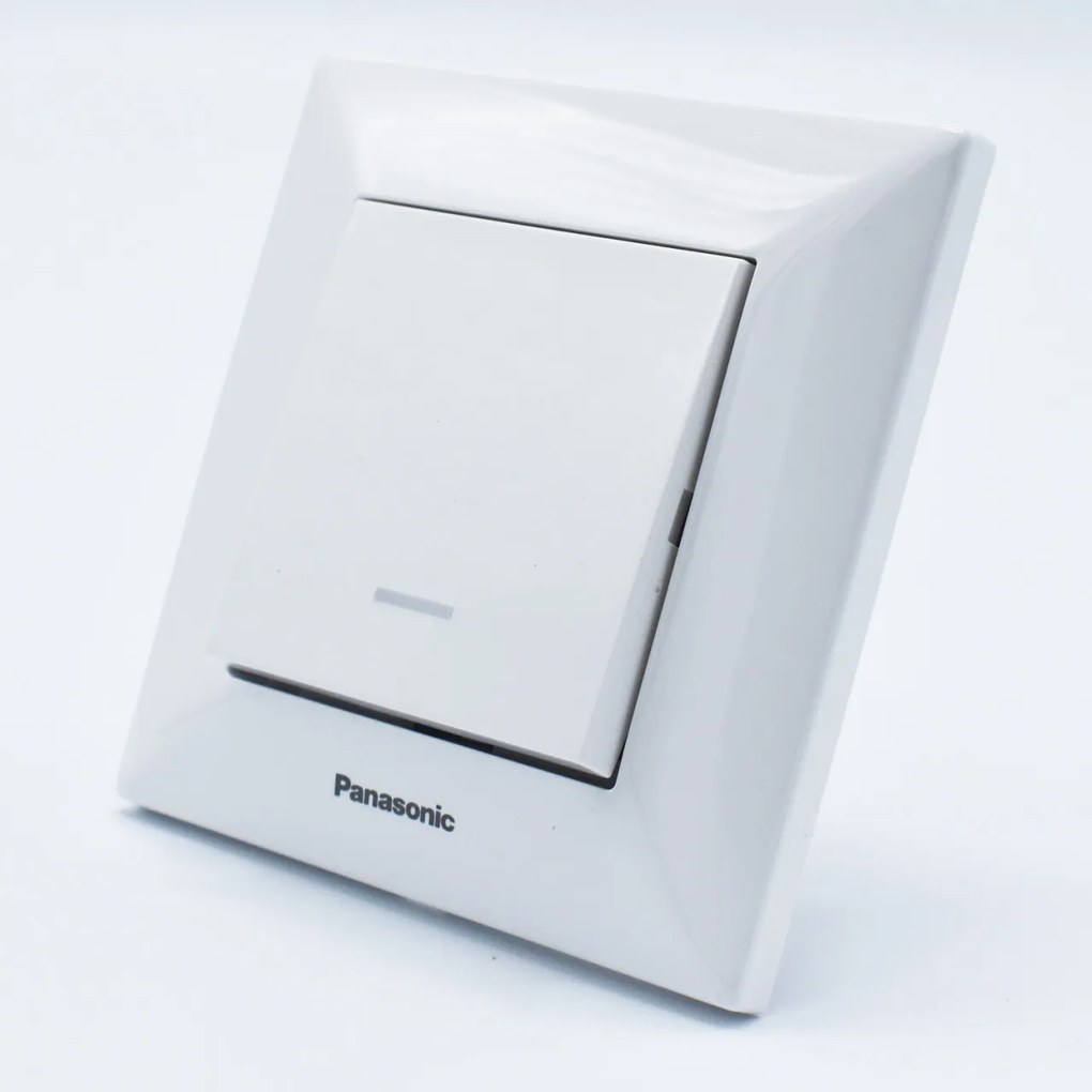 Intrerupator cu led Arkedia Panasonic, ST, alb