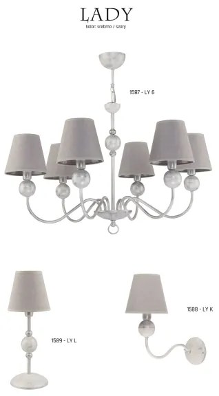 Jupiter 1587 - LY 6 BI - Lustra LADY 6xE14/40W