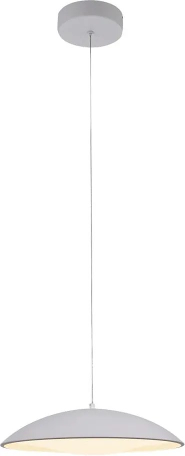 Schöner Wohnen LENTE 14606-16 – lampă suspendată LED dimabilă pe cablu, 17 W, 230 V, Ø 40 cm, albă