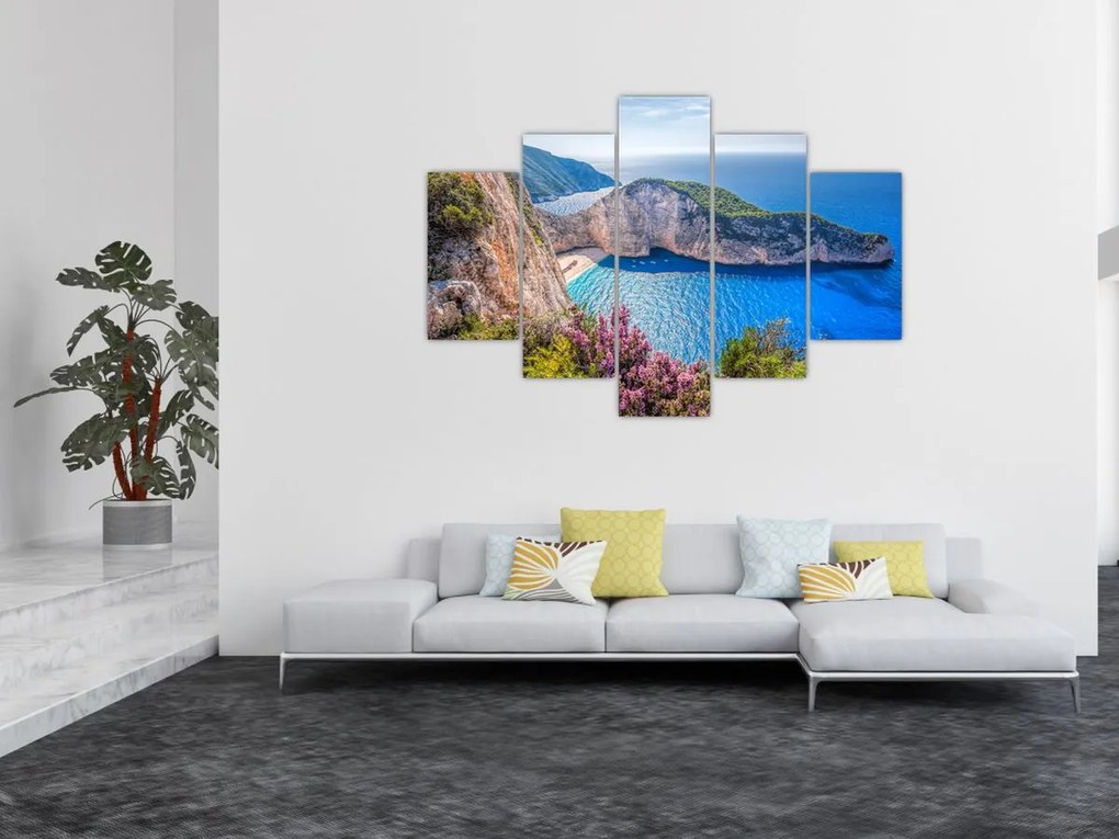 Tablou - Plaja Navagio, Grecia (150x105 cm)