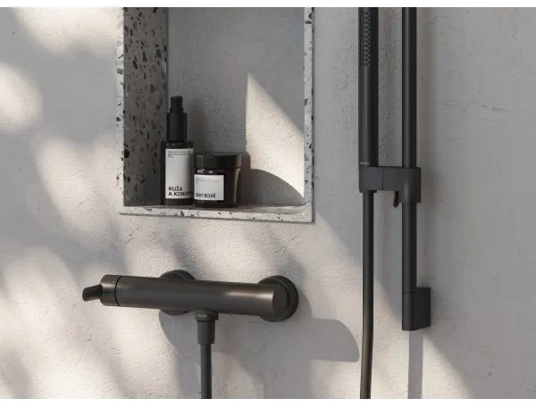 Ravak X070187 - Baterie de duș PURI neagră