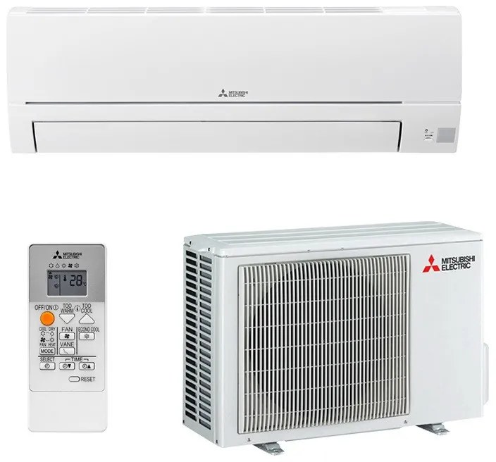 Aparat de aer conditionat inverter Mitsubishi Electric MSZ-HR35VF + MUZ-HR35VF, 12000 BTU, 23 m², A++/A+, R-32, Alb