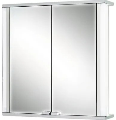 Dulap cu oglinda Jokey Marno, cu iluminare, 65x66 cm, alb, IP 20