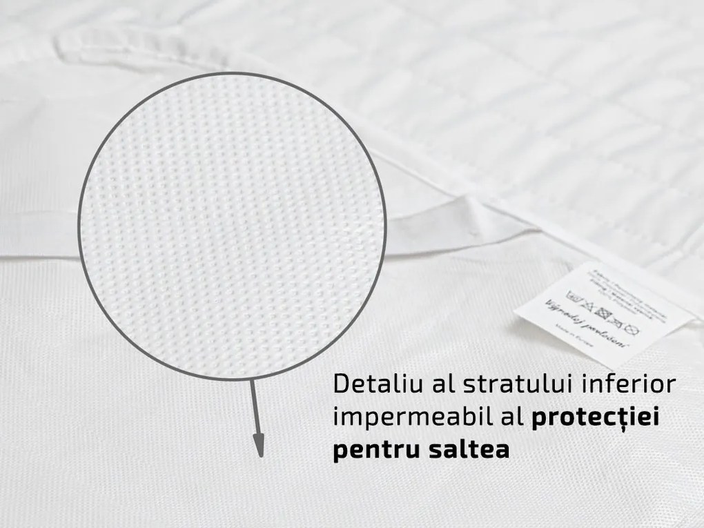 Protectie saltea impermeabila matlasata 120 x 200 cm