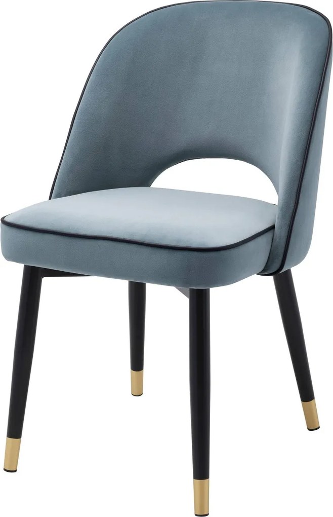 Set de 2 scaune design elegant Cliff, albastru 114301 HZ