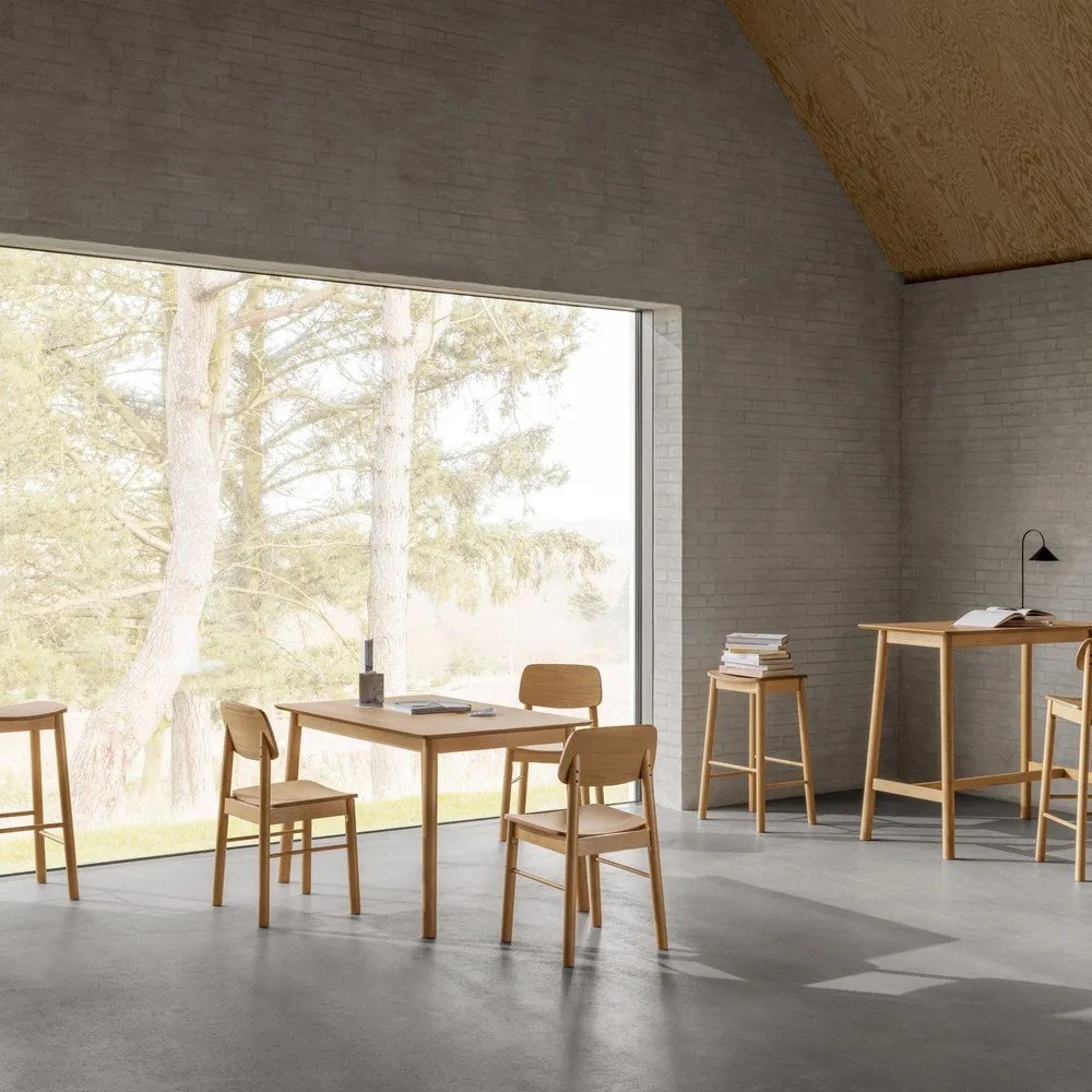 Scaun de dining în culoare naturală Barlow – Actona