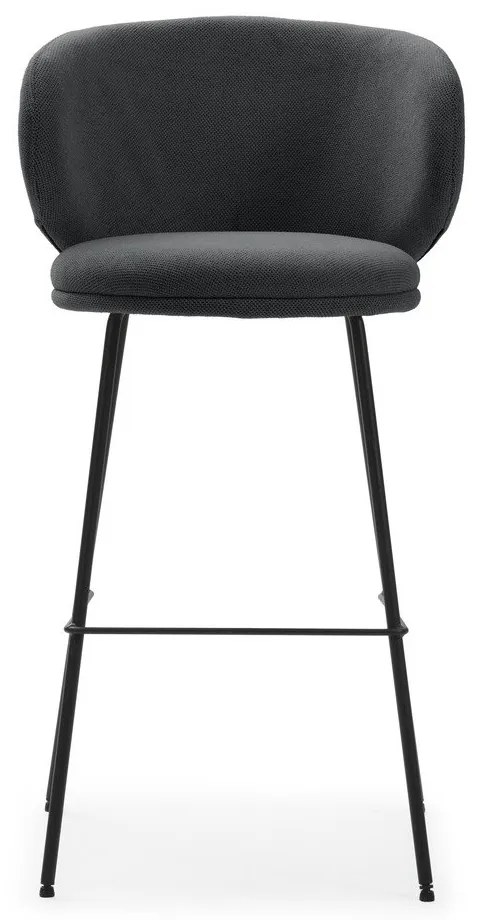 Scaune de bar gri-închis 2 buc. (înălțime șezut 65 cm) Rush – Marckeric