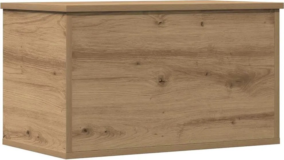 vidaXL Cutie de depozitare Stejar Artizanal 60 x 35 x 35 cm