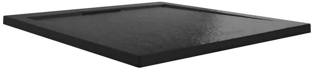 Cadita pentru dus Grand neagra – L80 x l100cm