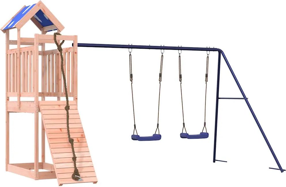 vidaXL Set de joacă pentru exterior, lemn masiv de douglas