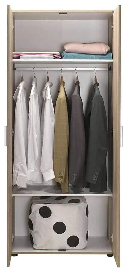 Dulap Haine Adore Trendline cu 2 usi si umeras, 80 x 187 x 47 cm