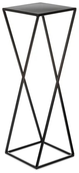 Suport pentru flori 70x24 cm, negru