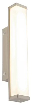 Lampă de perete pentru baie din oțel 32 cm cu LED inclus IP44 - Cascada