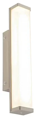 Lampă de perete pentru baie din oțel 32 cm cu LED inclus IP44 - Cascada
