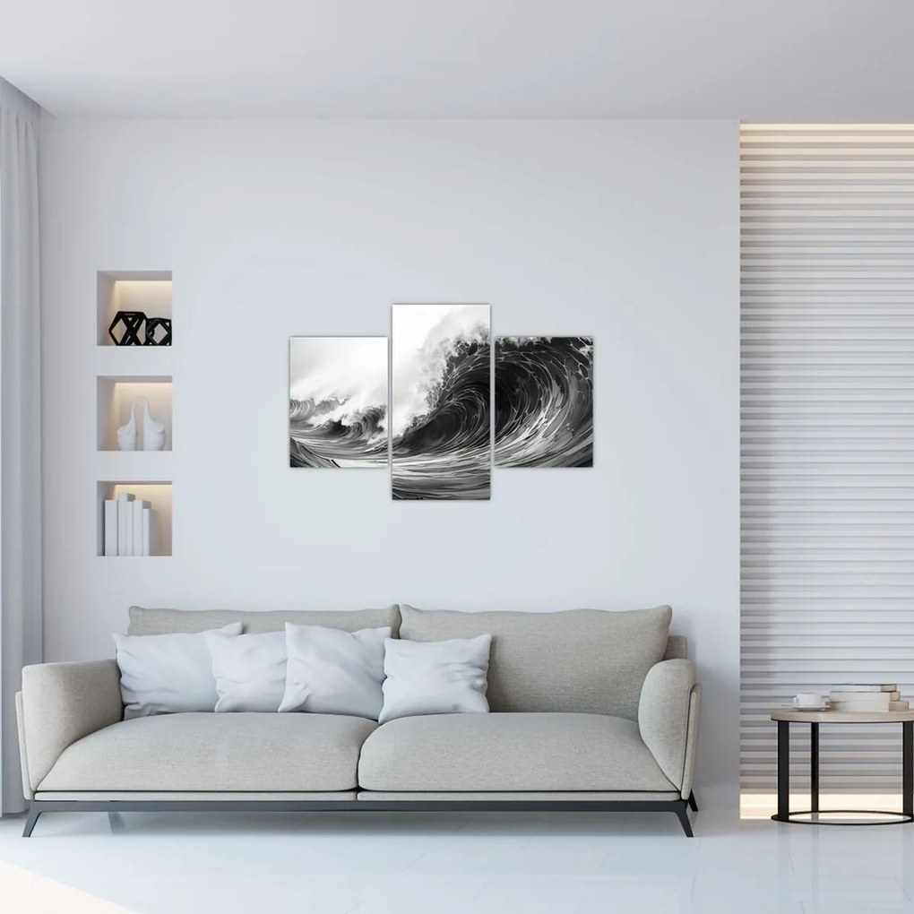 Tablou - Pictura valurilor (90x60 cm)