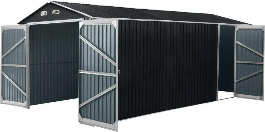 Căsuță de grădină / garaj Avenberg 6,02 x 3 m ANTRACIT CG-K2010-B