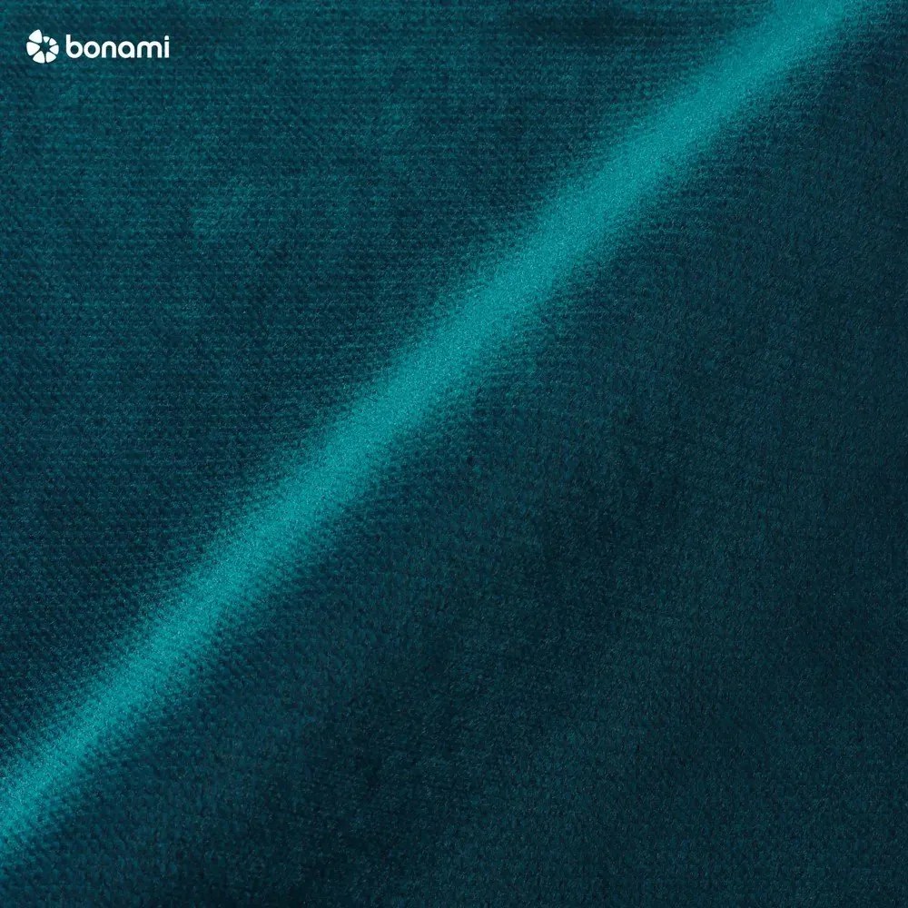 Colțar turcoaz extensibil cu tapițerie din catifea (cu colț pe partea dreaptă) Lofty Lilly – Miuform