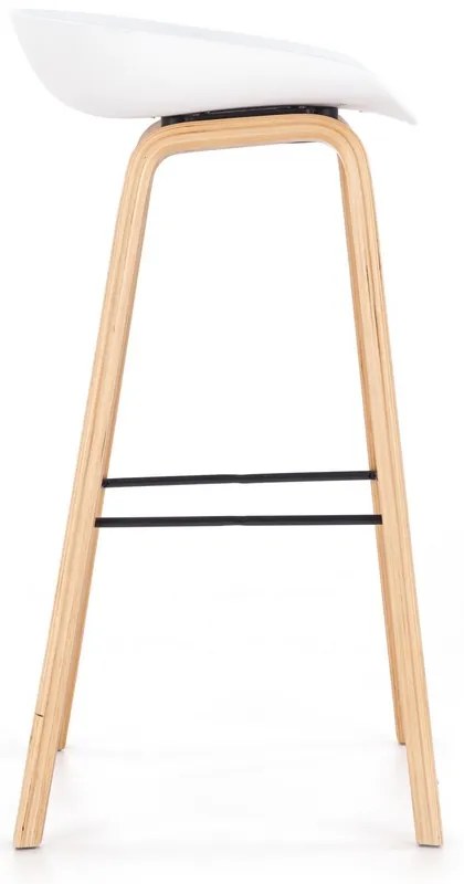 Scaun de bar Edgar, gri/fag