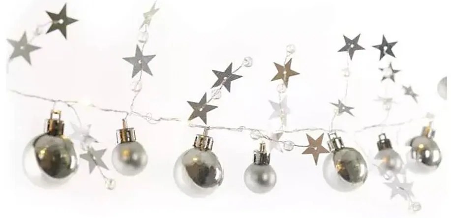 Instalație LED de Crăciun 20xLED/2xAA 2,2 m alb cald