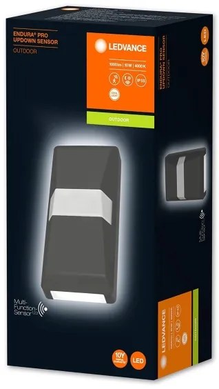 Aplică LED de exterior cu senzor UPDOWN LED/10W/230V IP55 Ledvance