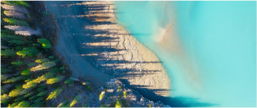 Tablou - Vedere la lac (120x50 cm)