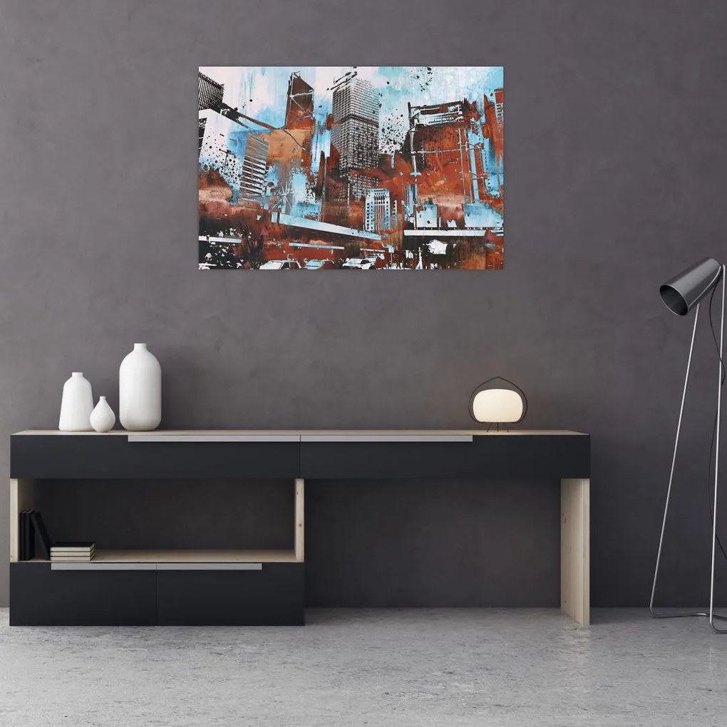 Tablou - Zgârie-nori (90x60 cm)