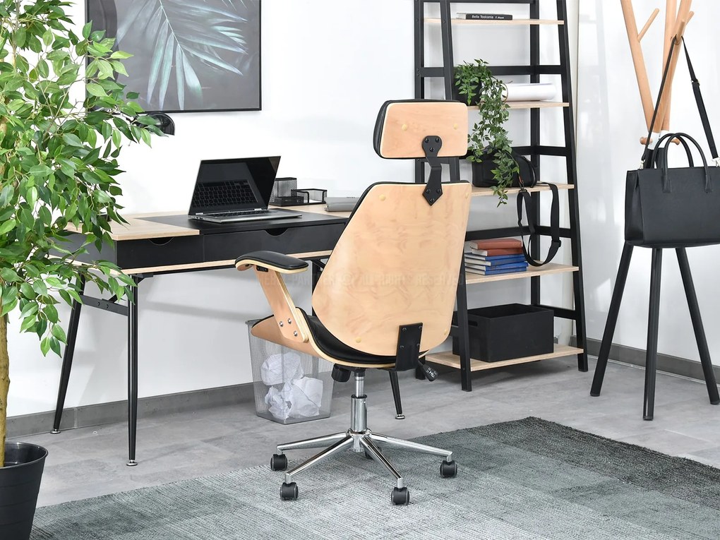 Fotoliu Franc (fag negru + crom). Promo -6%. 1109930
