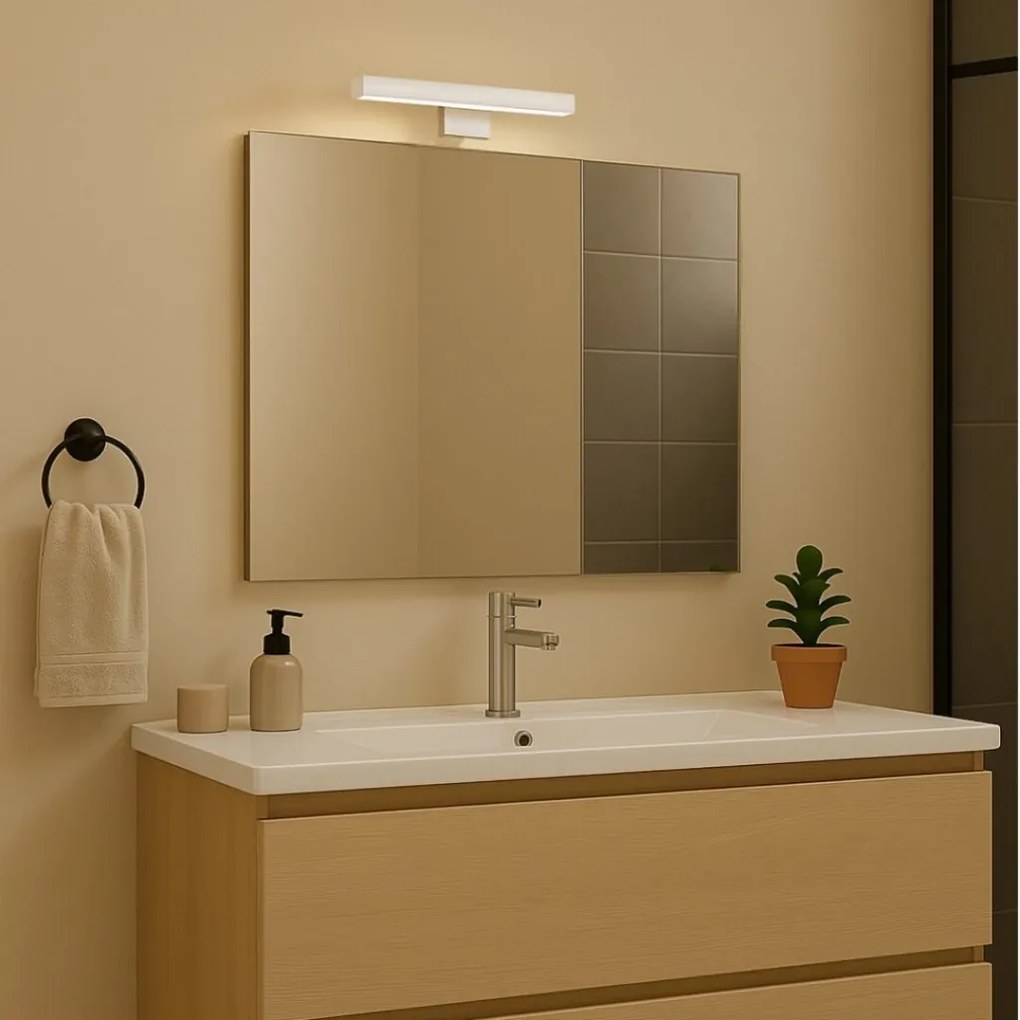 Aplica LED pentru baie protectie IP44 Oliro L-20cm