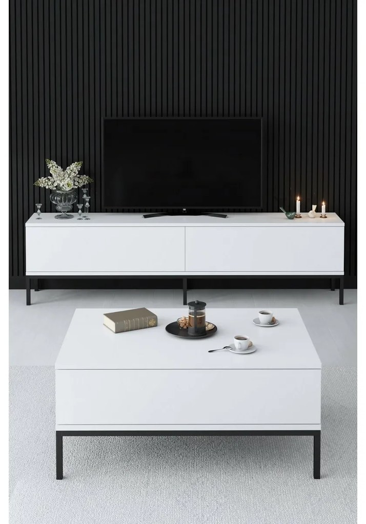 Măsuță de cafea Lord White and Black