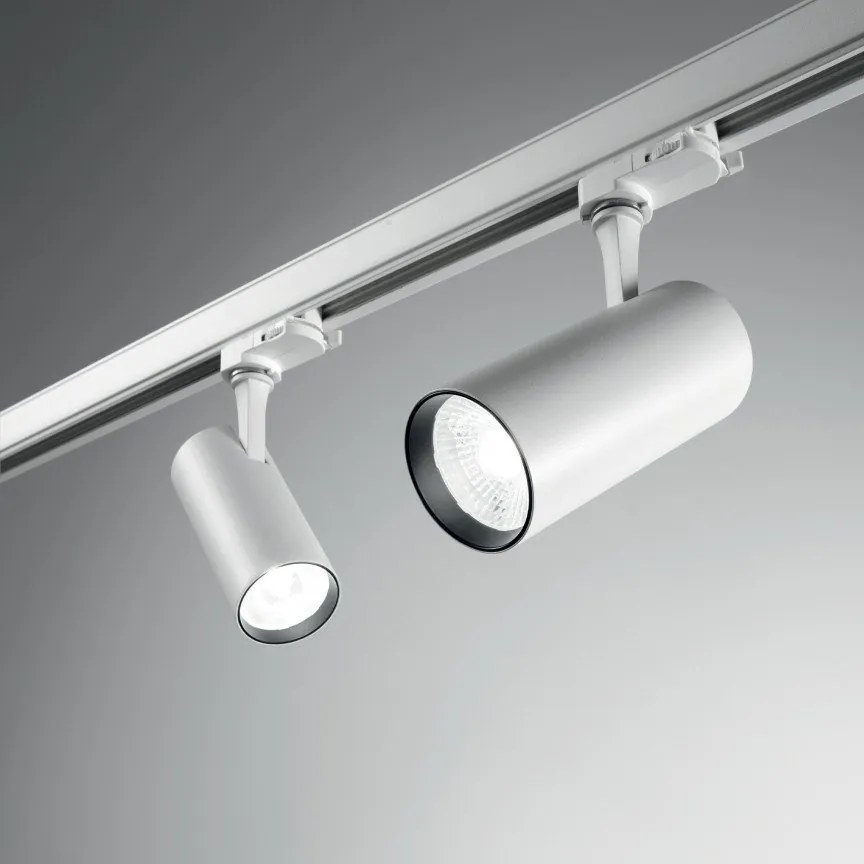 Spot LED directionabil pentru sina Link FOX 15W on-off 4000K WH
