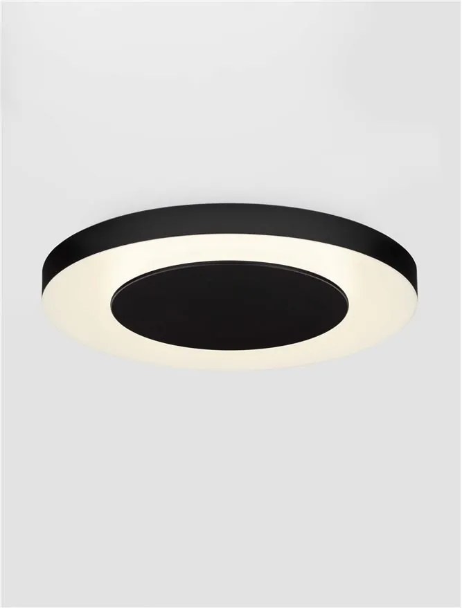Plafoniera LED design slim PADA negru D-60cm