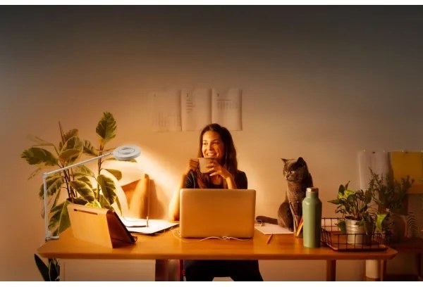 Lampă LED dimabilă cu clemă SUN@HOME LED/15W/230V CRI 95 Wi-Fi Ledvance