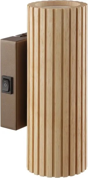 Brilliant - Aplică de perete LAKEWOOD 2xGU10/10W/230V, maro