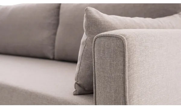 Colțar în L KORFU, crem, stânga