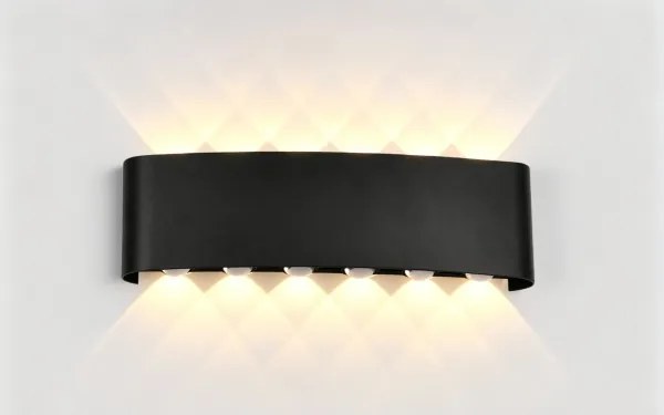 Top Light-LED Aplica de perete pentru exterior RAY LED/10W/230V 3000/4000/6500K IP54 negru