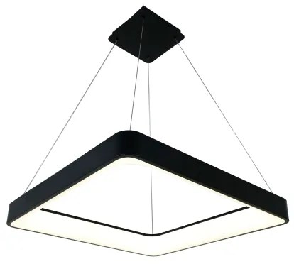 Brilagi - Lustru LED dimabil pe cablu FALCON II LED/125W/230V 60x60 cm negru + telecomandă