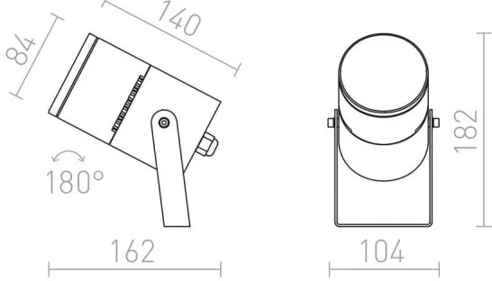 Corp de iluminat LED de exterior ROSS LED/9W/230V IP65 RED-Design Rendl-R11754