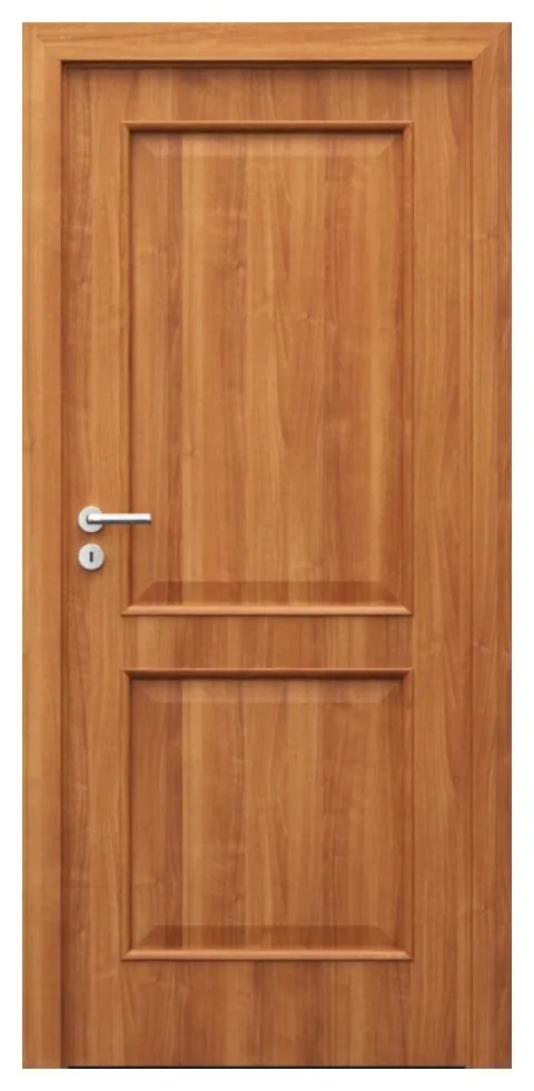 Usa Interior din MDF Porta Nova Model 3.1 (Culoare: Stejar Auriu, Toc: Reglabil 10 cm, Maner: Patrat argintiu crom, Dimensiune: 70 cm)