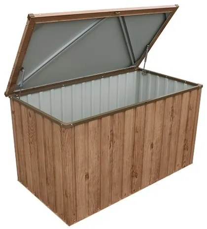Duramax Cutie de depozitare pentru grădină maro,134 x 74 cm