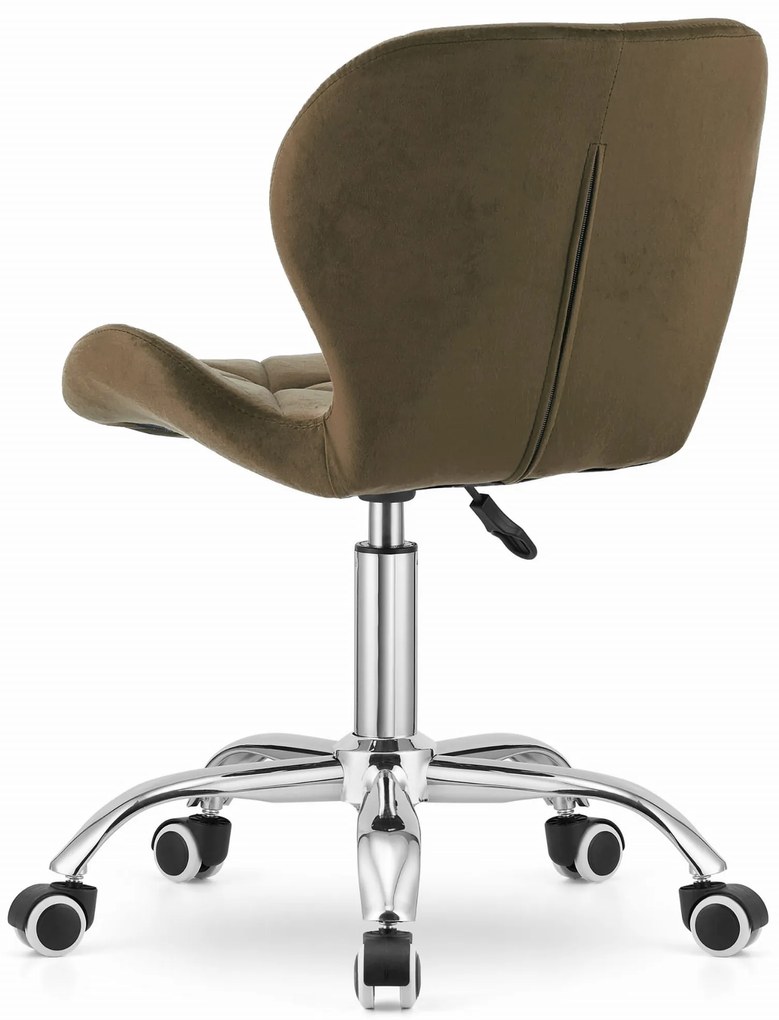 Scaun de birou AVOLA VELVET maro