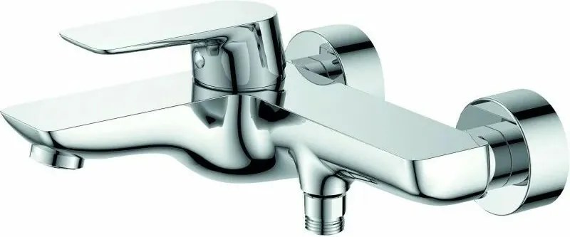 Baterie cada-dus Inter Ceramic Noemi monocomanda crom finisaj lucios
