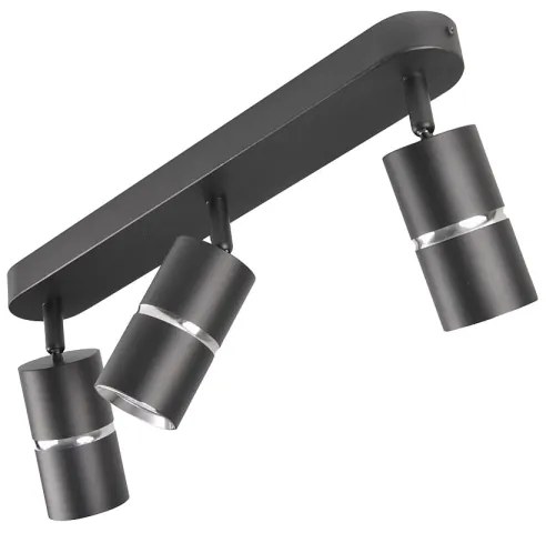 Spot BAMBOO 3xGU10/10W/230V negru