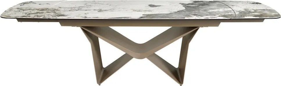 Masa extensibila deosebita design LUX Marble 200-290x100cm