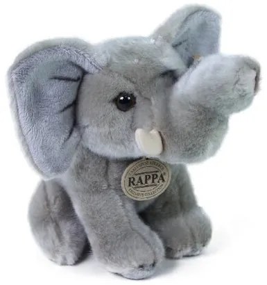 Elefant din pluș Rappa, 18 cm