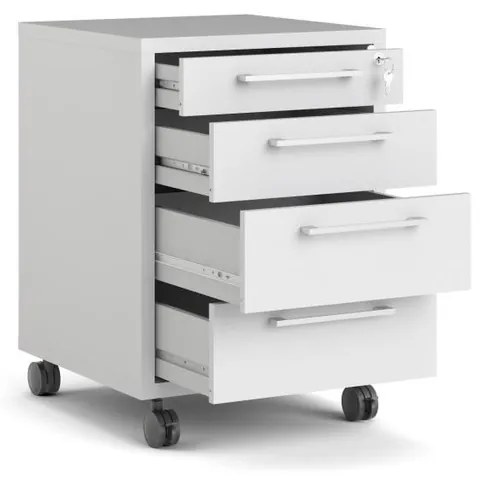 Comodă mobilă Modulo, alb